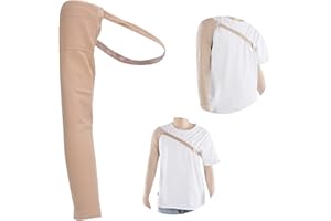 KAXILU Post Mastectomy Compression Sleeve, Elastic Lymphedema Sleeve Arm Swelling Arm Lymphedema Edema Arm Support Brace for Preventing Arm Lymphedema and Other Symptoms(M)