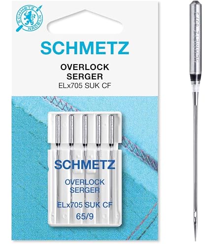 Lot 5 Aiguilles Surjeteuse Schmetz 12/80 - Universal ELX705