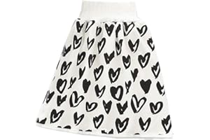 MORBUY-SHOP Jupe de Couche Bébé Enfants en Coton, Morbuy Lavable Jupe d'apprentissage Propreté Couche-Culotte d'entraînement Anti-Fuite Taille Haute Respirante Réutilisable