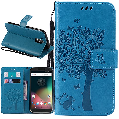 Dooki  Moto G4   G4 Plus Funda  Estar Flip PU Cuero Billetera Caso Carcasa Para Motorola Moto G4   G4 Plus Con Cr  dito Tarjeta Poseedor Espacio