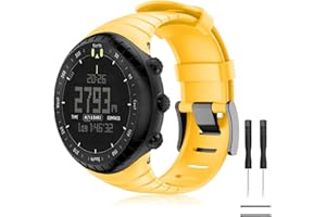 TOPsic Suunto Core pasek wymienny z miękkim metalowym zapięciem do zegarka Suunto Core Smart Watch