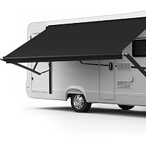 K-Musculo Ersatzstoff Für Camping-Markisen - Robuster 4,6m Baldachin Mit Zuggurt Für Wohnmobile & Anhänger