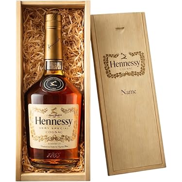 Personalised Hennessy Very Special Cognac in Wooden Gift Box
