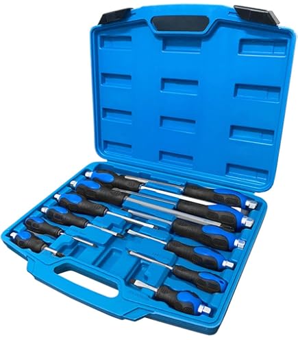 kuro-n 10-częściowy zestaw wkrętaków magnetycznych Torx, czarna