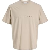 Jack &amp; Jones Jjestar Jj Tee SS Noos Men's Tracksuit Shorts, Beige, L | t-shirt