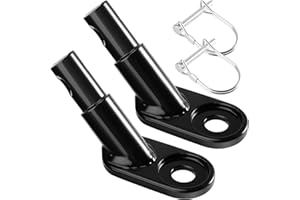 Fonyiunce Connecteur de Remorque de Vélo 2 Pièces, Connecteur D'attelage de Remorque de Vélo, Remorque de Voiture pour Enfants, Adapté à L'attelage de Remorque, Remorque pour Chien