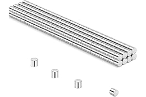 Wukong Mini imanes N45 de 2 x 2 mm, 120 unidades de imanes de neodimio en miniatura, pequeños pero fuertes para frigorífico, impresora 3D, modelo y proyecto de bricolaje