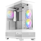 Antec CX700 ARGB White, 3x120mm ARGB PWM Fan Dahil, Temperli Cam, Dikey Soğutma, 360mm Radyat&ouml;r Desteği, Type-C 3.2 Gen 2, Mi