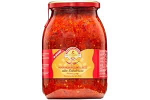 Tutto Calabria - Peperoncini Piccanti a Pezzi 950g, Fresco Piccantissimo Calabrese - Delizia il tuo palato con un Tocco di Calabria in Più