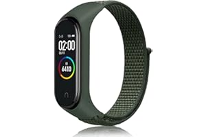 Th-some Cinturini per Xiaomi Mi Band 7/Mi Band 6/Mi Band 5/Amazfit Band 5, Regolabile Cinturino di Ricambio in Nylon Sportivo per Xiaomi Mi Band 6/Mi Band 7/Mi Band 5/Amazfit Band 5