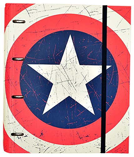 Grupo Erik Editores Premium Marvel - Carpeta troquelada 4 anillas dise o Capitan America Shield 32 x 27 5 cm reviews Grupo Erik Editores Premium Marvel - Carpeta troquelada 4 anillas dise o Capitan America Shield 32 x 27 5 cm