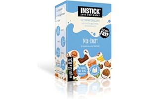 INSTICK JUST ADD WATER INSTICK bevanda istantanea senza zucchero per prodotti lattiero-caseari (confezione mista) 11 x 0,5 l + 1 x 0,25 l ideale per latte, yogurt, skyr, quark, vegano, ipocalorico