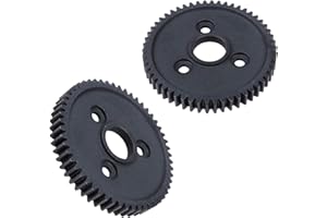 HobbyPark Metal Steel 3956 Spur Gear 54T-Tooth 0.8 Metric Pitch Compatible with Traxxas Gear fit for 1/10 Traxxas Slash 4x4, Rustler 4x4 VXL, Stampede 4x4, Summit, E-Revo (2pcs)