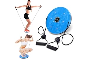 FS-PINGXIANG Waist Twist Disc, Waist Slimming Balance Rotating Disc Multi-functional Weight Loss Aerobic Exercise Tool Twist Board Exercise with Massage Foot Sole- Home Fitness Gym Equipment