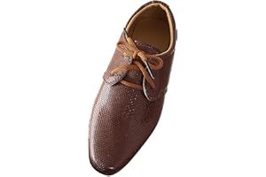 IQYU Kinderschuhe Jungen 30 Schnürsenkel - Schulschuhe Jungen 29 Leder-Kinderschuhe Junge Hochzeitsschuhe Performance Lederschuhe Kinder Freizeitschuhe Kinder Babyschuhe Uniformschuhe Kinder Halbschuh