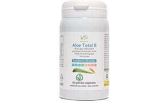 BENESSENCE Vitamines B et aloe vera biologique : Aloe Total B - 60 cps