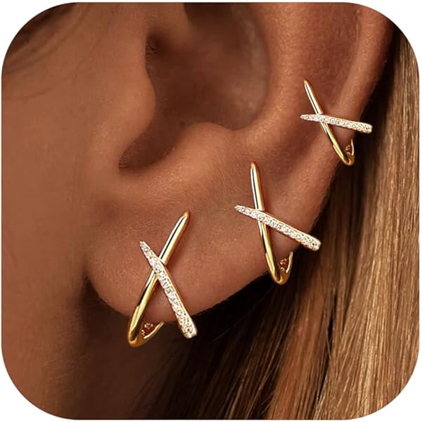 Tiny Tips stalen oorbellen zirkonia 3mm | -NL
