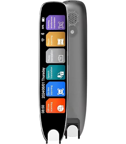 Stylo Lecteur-traducteur Luolety - OCR 142 Langues, écran Tactile, Dyslexie, Pour études Et Voyages