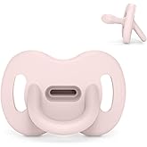 Suavinex, All Silicone Pacifier, for Babies 0/6 Months and Newborns, Physiological Teat Sx Pro, Soft and Flexible, Ideal for