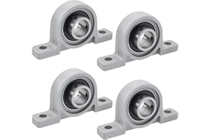NAKUPENDA 4 Stück Gehäuselager Vertikale Stehlager Lagerbock Kugellager Lagerbock Welle Gehäuselager Wellenlager für Achse Welle Maschine,3D Drucker (15mm Innendurchmesser)