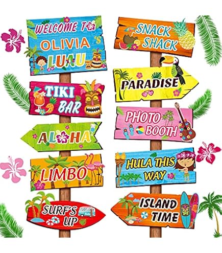 Toile De Fond Hawaïenne 1,8x1,1m - Thème Aloha Tropical | Pour Anniversaire, Photo, Déco Fête