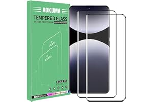 AOKUMA 3D Protector de Pantalla para Xiaomi Redmi Note 14 Pro 5G/Poco X7 5G, [2 Unidades] 3D Cristal Templado para Redmi Note 14 Pro 5G Fácil Instalación, Sin Burbujas, Alta Definicion, 9H Dureza