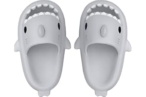 LANIVIC Chanclas de Playa para Niña Niño Tiburón Zapatillas de Ducha Antideslizante Tigre Zapatos de Piscina Sandalias Ligero Verano Shark Slippers
