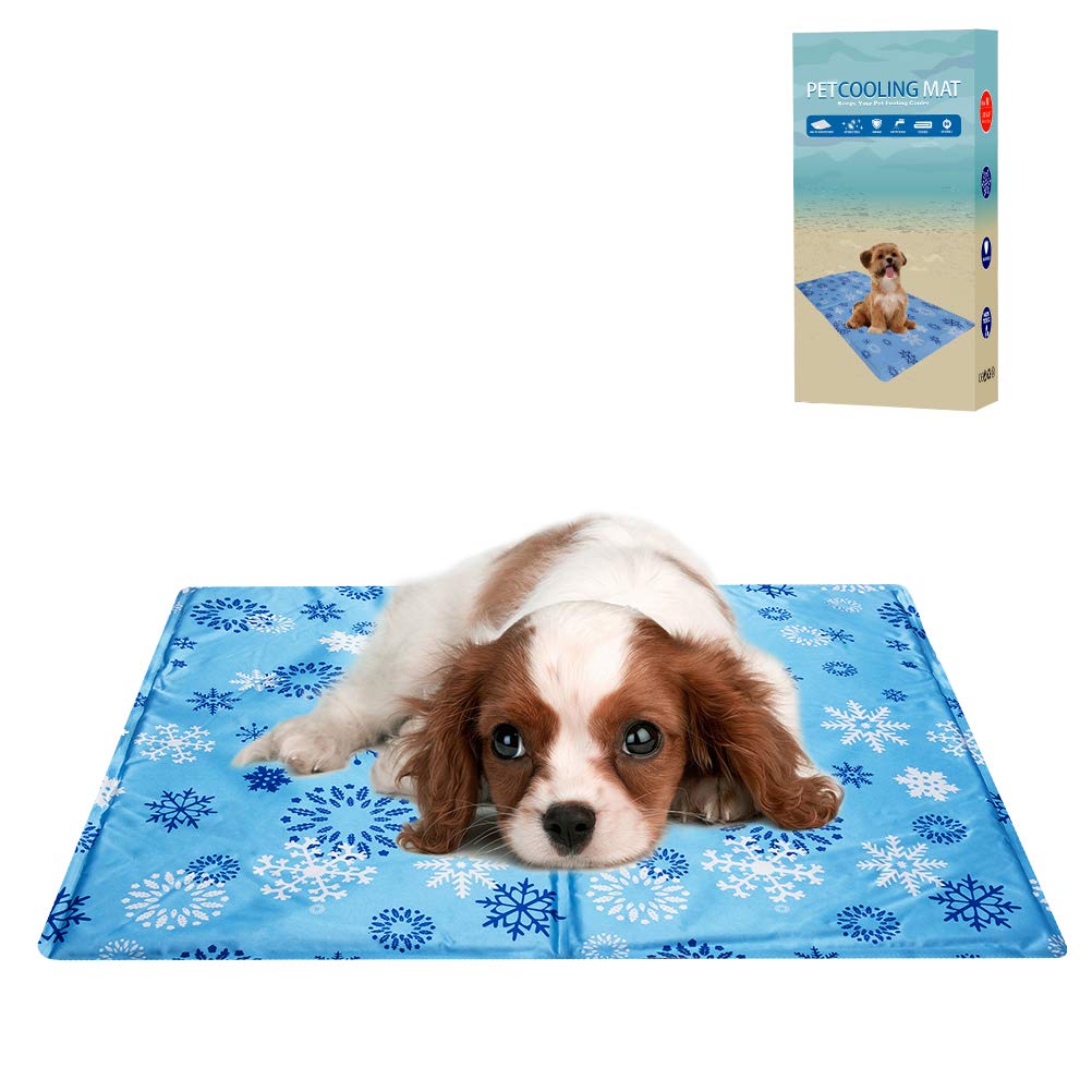 BINGPET Dog Cooling Mat Pet Self Cooling Gel Pad for Summer Sleeping