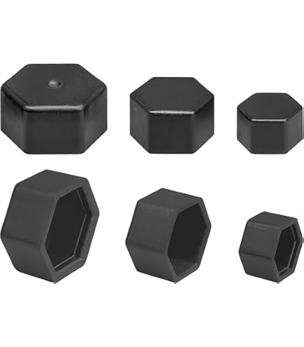 10pc M4 M6 M8 M10 M12 Dome Bolt Nut Protection Caps Cover Hex Hexagon Plastic - Foto 5