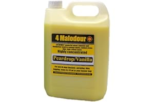 Amaze-uk Odour Remover and Deodoriser - Used in Sewage Works, Home, Garden, Kennels - Also Pet Odours - Pear Drop and Vanilla Scent (5 Litre)