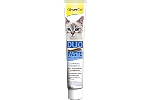 GimCat Duo pasta multivitaminas y atún - Las valiosas vitaminas aumentan las defensas y el bienestar - 1 tubo (1 x 50 g)