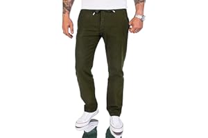 Rock Creek Herren Leinen-Optik Hose Stoffhose RC-2152