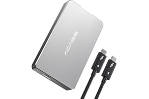 ACASIS 40Gbps NVMe M.2 SSD Enclosure, USB 4/3.2/3.1/3.0/2.0, 2280 M&B+M-Key, Aluminum Alloy External NVMe USB C Enclosure (TBU-401)