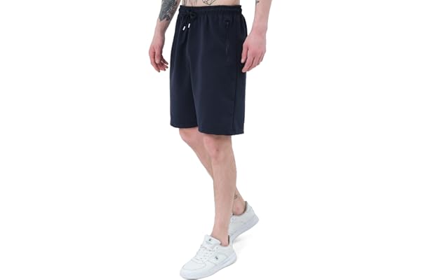 Smith & Solo Short de Sport Homme Coton - Short de Jogging Court - Shorts de Sport Fitness, Bermudas, Shorts d'entraînement, Shorts de Tennis