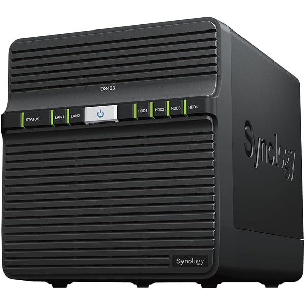 Synology DS423+ 8TB 4 Bay Desktop NAS Solution installed with 4 x