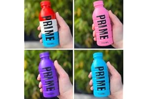 VapourOn Jumbo KSI Prime Bottle Soft Squeeze Squishy Toys - Squeeze, Squish, and Relieve Stress Gifts for Kids and Adults (Red/White/Blue-Ice Pop), (PSQ)