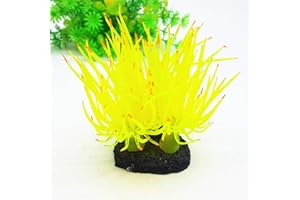 Podazz Plante d'Aquarium Artificielle Décoration pour Aquarium, Corail Artificiel en Silicone pour Aquarium, Janue