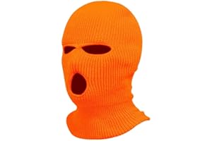 Jungerhouse Balaclava Tricoté Intégral Cagoule 3 Trous 2 Trous Multifonction Coupe Vent Au Chaud Masque Moto Vélo Ski Cagoule Unisexe Sports
