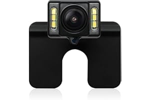 AUTO-VOX Cam1 Caméra de Recul Vision Nocturne LEDs avec Capteur-G Caméra Arrière de Plaque d'immatriculation IP68 Imperméable Adapté à La Plupart des Modèles…