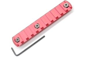 Trirock Picatinny Red Rail Section for keymod with 11 Slots