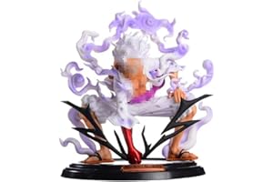 BSNRDX Anime Figuren, Luffy Gear 5 Figuren 23cm Anime Statue beliebte Anime Adventskalender Strohhut Ruffy Figur, Cartoon Charakter Statue, für Desktop Dekoration, Kinder Geburtstag Geschenk