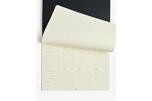 Intelligent Change Codzienny blok biurkowy A4 o niedatowanej produktywności (3 miesiące), arkusze do odrywania listy rzeczy do zrobienia ze śledzeniem nawyków i nastroju, terminarz do zarządzania