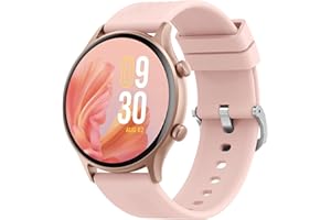 FINDTIME Smart Watch for Android iOS Phones Smartwatch Answer & Make Calls Message Notification 123 Sport Modes Fitness Watch Heart Rate Monitor Pedometer Custom Dial Watches for Men Women