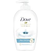Dove Liquid Hand Soap Cares and Protects with Dispenser 250 ml