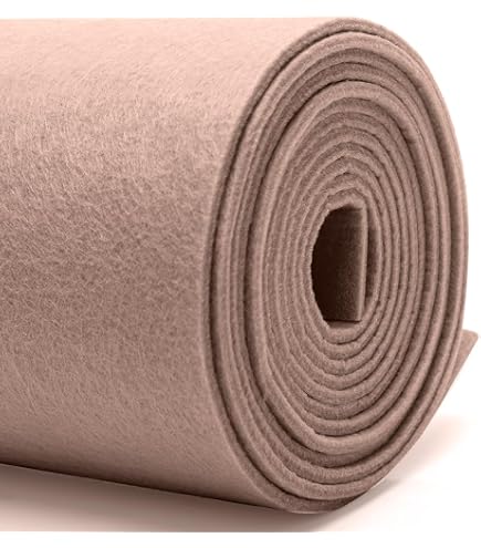 Tessuto in feltro acrilico, larghezza 150 cm, materiale per lavori di