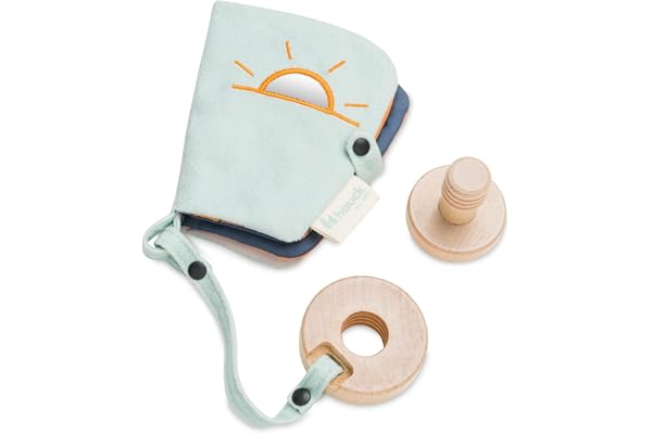 hauck Livre Bébé en Tissu Play Reading S - Jouet Bebe Compatible avec Plateau de Jeu hauck Play Tray pour Chaise Haute Bébé Evolutive Alpha+, Beta+ ou Arketa, Dès 0 Mois, Animaux