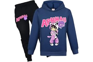 MOEYIQI Girls Hoodie Tracksuit Kids Sports Hoodies and Jogging Pants Clothing Set 1-13 Years