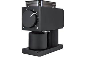 Fellow Ode Brew Grinder - Macinacaffè elettrico Burr - Macinacaffè con 31 impostazioni per drip, French Press e Cold Brew - Macinacaffè elettrico a ingombro ridotto - Nero opaco