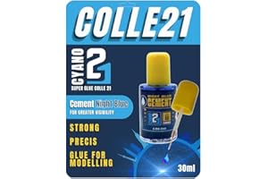 CEMENT NIGHT BLUE Colle maquette AMMO MIG by Colle21 - Colle de 30 ml pour plastique et modélisme, densité moyenne, haute résistance, idéale pour assemblage précis de modèles réduits, collage fort.