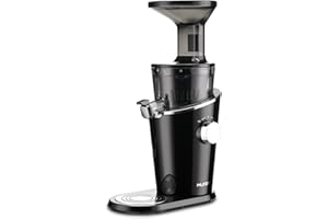 ‎HUROM HUROM | Slow Juicer | Ensafter Gemüse und Obst | H100 | Eismaschine | 3 Filter | Leicht zu Reinigen | mit Garantie | 350ml | 150 Watt | Schwarz